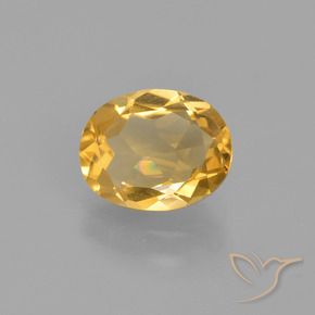 Citrino Dourado Natural 1.45ct, oval, VS