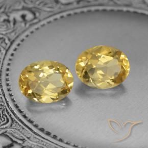 Pedras preciosas de Citrino Laranja Dourada natural de 3.84 ct, oval, VVS-VS