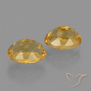 Pedras preciosas de citrino dourado natural de 4,04 ct, corte oval, VVS-VS