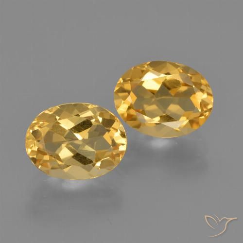 3.52ctw Natural Dourado Escuro Citrino, oval, VVS