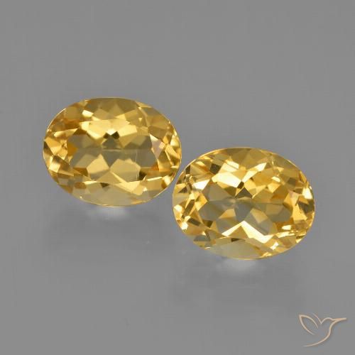 3.95ctw Natural Dourado Citrino, oval, VVS-VS