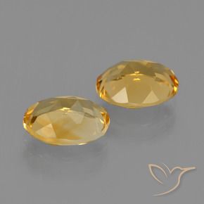 Pedras preciosas de Citrino Laranja Dourado Profundo natural de 3.26 ct, oval, VVS
