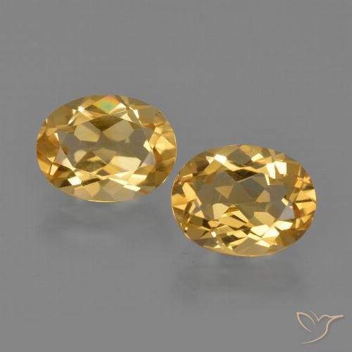 3.61ctw Natural Dourado Citrino, oval, VVS-VS