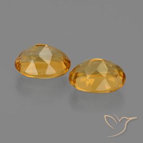 Pedras preciosas de citrino dourado natural de 3,64 ct, corte oval, VVS-VS