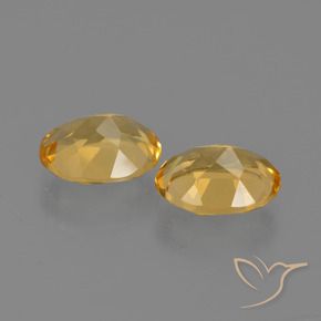 Pedras preciosas de Citrino Laranja Dourado Profundo natural de 3.06 ct, oval, VVS-VS