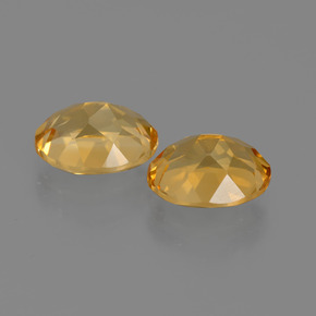 Pedras preciosas de citrino dourado natural de 3,46 ct, corte oval, VVS-VS