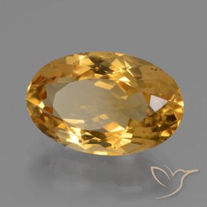 Citrino Dourado Escuro Natural 4.96ct, oval, VVS-VS