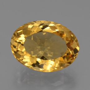 Citrino dourado natural 7,21ct, corte oval, VVS-VS