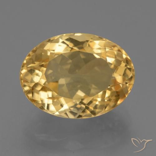 7.95ct Natural Dourado Médio-escuro Citrino, oval, VVS