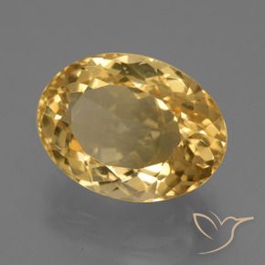 Citrino Dourado Médio-escuro Natural 7.95ct, oval, VVS