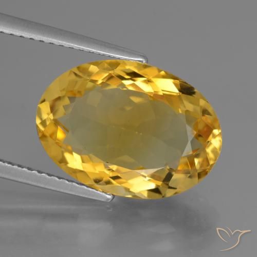 6.80ct Natural Dourado Citrino, oval, VVS