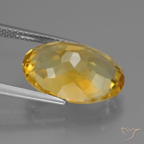 Citrino Dourado Natural 6.80ct, oval, VVS