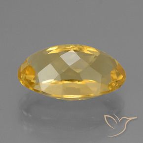 Citrino Dourado Médio-escuro Natural 6.41ct, oval, VVS