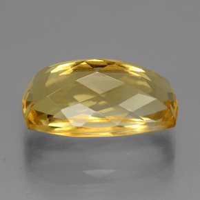 Citrino dourado natural 7,47ct, almofada cortada, VVS