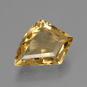 Citrino Amarelo Dourado Natural 5.78ct, Forma extravagante, VVS-VS