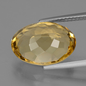 Citrino Laranja-Ouro Natural 6.55ct, Corte Oval, VVS