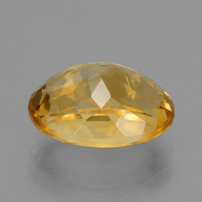 Citrino dourado natural 4,60ct, corte oval, VVS