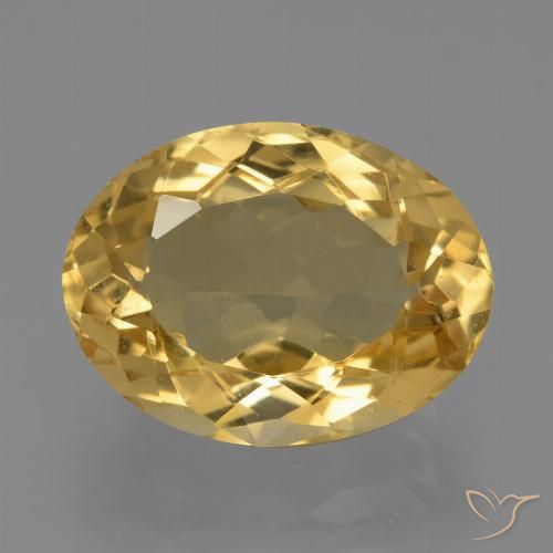 6.85ct Natural Laranja Dourada Citrino, oval, VVS