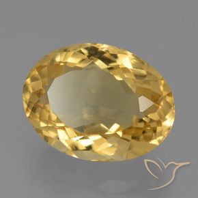 Citrino Laranja Dourada Natural 6.85ct, oval, VVS