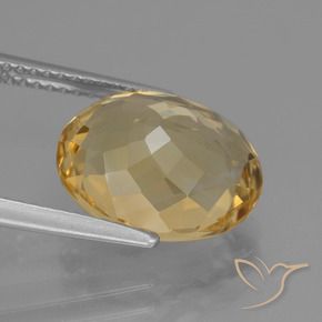Citrino Laranja claro-dourado Natural 5.04ct, oval, VVS