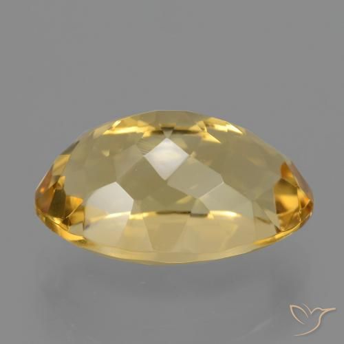 Citrino Dourado Médio-escuro Natural 5.70ct, oval, VVS