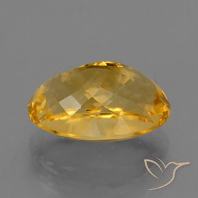 Citrino Laranja Dourado Profundo Natural 6.97ct, oval, VVS