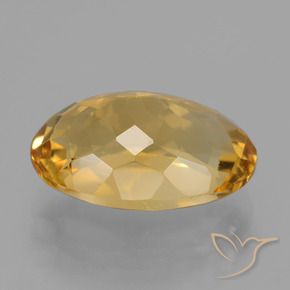 Citrino Dourado Médio-escuro Natural 4.78ct, oval, VVS