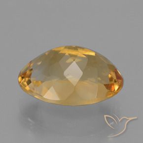 Citrino Laranja Dourado Profundo Natural 4.53ct, oval, VS