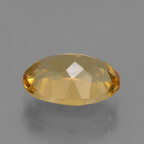 Citrino dourado natural 2,47ct, corte oval, VVS