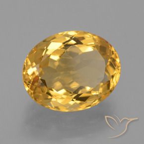 Citrino Dourado Escuro Natural 4.35ct, oval, VVS-VS