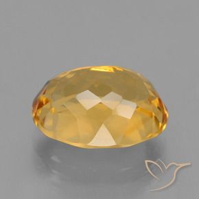 Citrino Dourado Escuro Natural 4.35ct, oval, VVS-VS