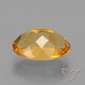Citrino Laranja Dourado Profundo Natural 3.56ct, oval, VS