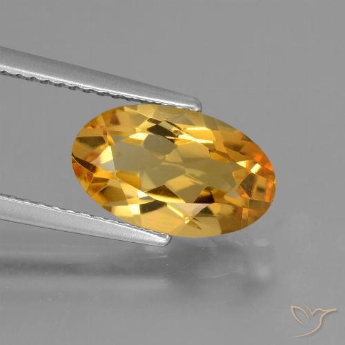 2.44ct Natural Dourado Escuro Citrino, oval, VVS