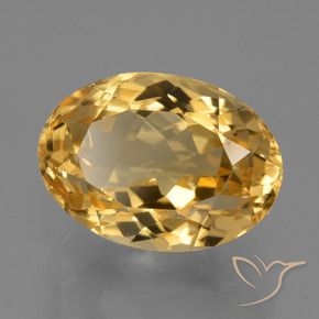 Citrino Laranja Dourado Profundo Natural 5.52ct, oval, VVS