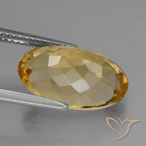 Citrino Laranja Dourado Profundo Natural 4.88ct, oval, VVS