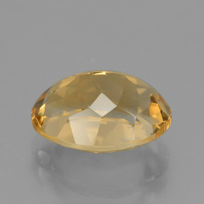 Citrino Laranja Dourada Natural 4.10ct, Corte Oval, VVS