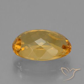 Citrino Laranja Dourado Profundo Natural 3.72ct, oval, VS-SI