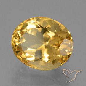 Citrino Dourado Natural 4.97ct, oval, VVS
