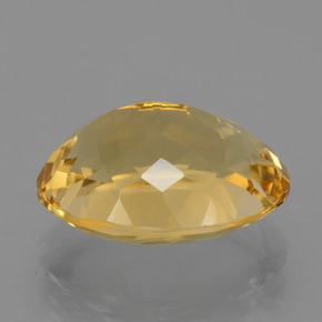 Citrino amarelo natural 7,80ct, corte oval, VVS