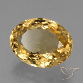 Citrino Dourado Médio-escuro Natural 7.08ct, oval, VVS