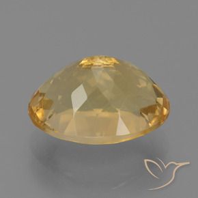 Citrino Dourado claro Natural 7.42ct, oval, VVS