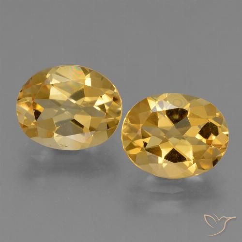 4.46ctw Natural Dourado Médio-escuro Citrino, oval, VVS-VS