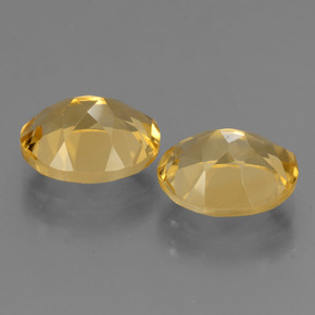 Pedras preciosas de Citrino Dourado natural de 5.12 ct, Corte Oval, VVS