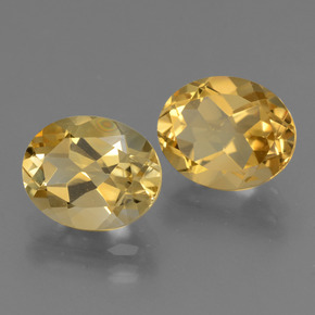 Pedras preciosas de citrino dourado natural de 4,84 ct, corte oval, VVS-VS