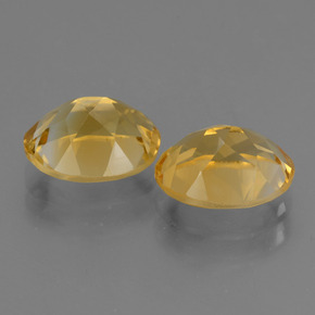 Pedras preciosas de citrino dourado natural de 4,84 ct, corte oval, VVS-VS