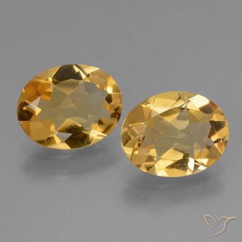 3.83ctw Natural Dourado Médio-escuro Citrino, oval, VS