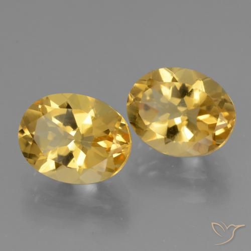 Pedras preciosas de Citrino Laranja Dourado Profundo natural de 5.04 ct, oval, VVS-VS