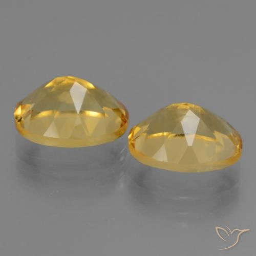 Pedras preciosas de Citrino Laranja Dourado Profundo natural de 5.04 ct, oval, VVS-VS