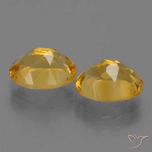 Pedras preciosas de Citrino ouro profundo natural de 4.98 ct, oval, VVS