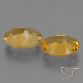 Pedras preciosas de Citrino Laranja Dourada natural de 4.51 ct, oval, VS